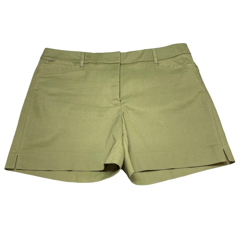 White House Black Market The 5" Short Womens Shorts Size 10 Green‎